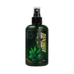 Loción facial y corporal Inefable de Authentic en botella verde translúcida de 245 ml con atomizador negro y etiqueta con diseño de aloe vera y letras doradas.